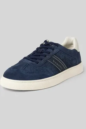 Bugatti Ledersneaker mit Label-Badge Modell 