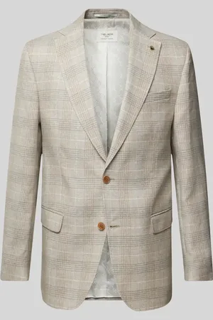 Carl Gross Slim Fit 2-Knopf-Sakko mit Leinen-Anteil Modell 