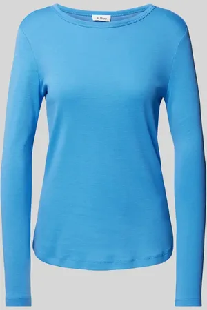 QS by s.Oliver Regular Fit Langarmshirt aus reiner Baumwolle in , Größe 36