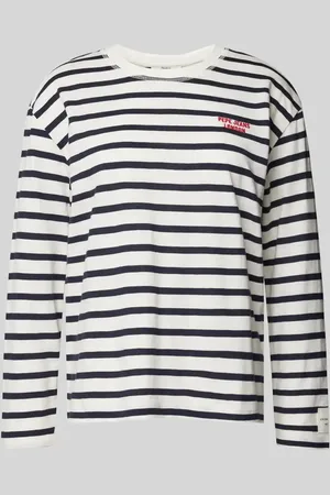 Pepe Jeans Longsleeve mit Label-Stitching Modell 