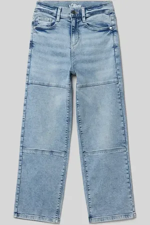 QS by s.Oliver Relaxed Fit Baggy Jeans aus Baumwoll-Mix in , Größe 152