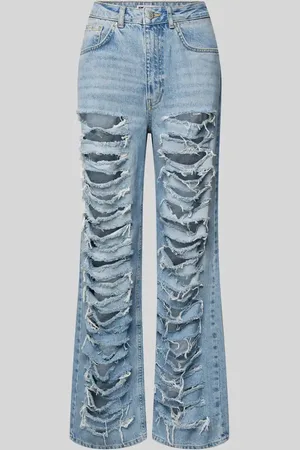 Review Straight Leg Jeans im Destroyed-Look in , Größe 25
