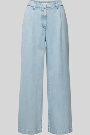 Marc O’ Polo Wide Leg Jeans mit Bundfalten in , Größe 29/30