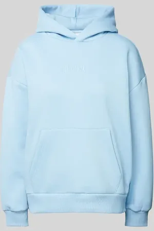 Review Hoodie mit Label-Stitching in , Größe L