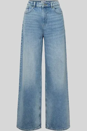 Jake*s Wide Leg Jeans aus reiner Baumwolle in , Größe 38