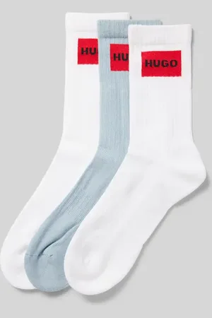 HUGO BOSS Socken im 3er-Pack mit Label-Detail in , Größe 39-42