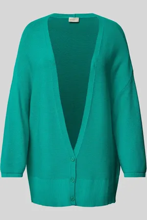 Milano Cardigan mit tiefem V-Ausschnitt in , Größe L