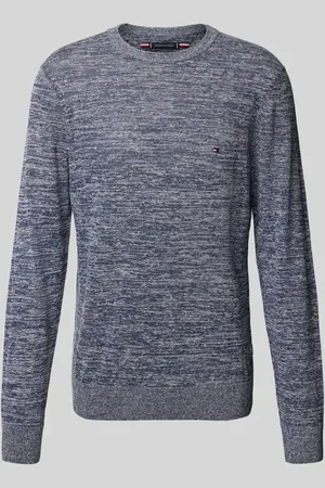 Tommy Hilfiger Strickpullover mit gerippten Abschlüssen in , Größe L
