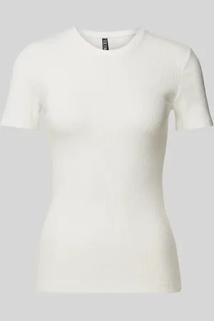 Pieces® Slim Fit T-Shirt aus Baumwoll-Mix Modell 
