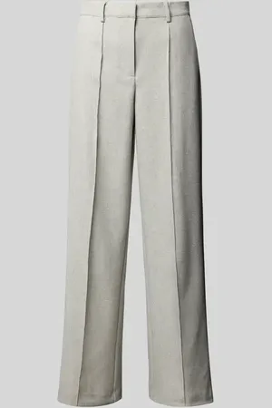 Y.A.S Wide Leg Stoffhose mit fixierten Bügelfalten Modell 