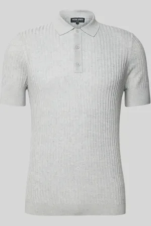 Antony Morato Slim Fit Poloshirt mit Strukturmuster in , Größe L