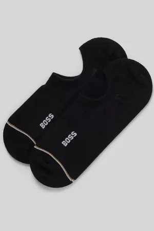 HUGO BOSS Füßlinge mit Label-Print im 2er-Pack in , Größe 39-42