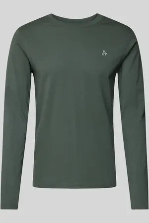 Marc O’ Polo Longsleeve aus Baumwolle mit Label-Print in , Größe XXL