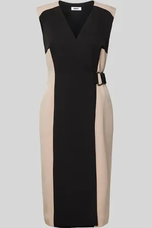 DKNY Midikleid in Wickel-Optik in , Größe 34