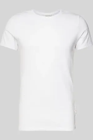 Casual Friday T-Shirt mit geripptem Rundhalsausschnitt in , Größe XL