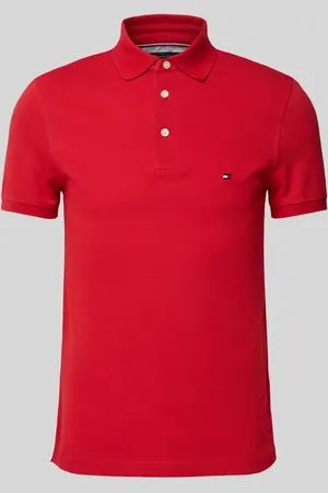 Tommy Hilfiger Slim Fit Poloshirt mit Logo-Stitching Modell 