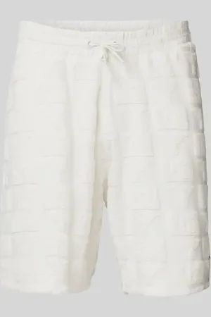 Carlo Colucci Regular Fit Sweatshorts mit Strukturmuster Modell 