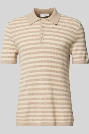 Tiger of Sweden Regular Fit Poloshirt mit Strukturmuster Modell 