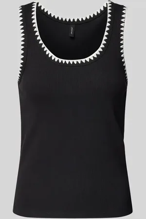 VERO MODA Slim Fit Tank Top mit Rundhalsausschnitt Modell 