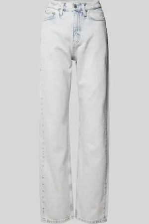 Calvin Klein High Waist Straight Leg Jeans im 5-Pocket-Design in , Größe 25/30