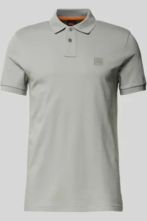 HUGO BOSS Slim Fit Poloshirt mit Label-Badge Modell 