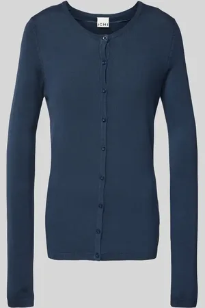 Ichi Cardigan mit durchgehender Knopfleiste Modell 