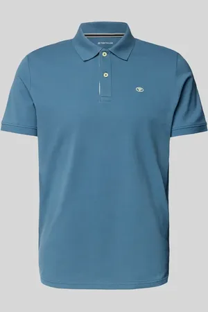 TOM TAILOR Regular Fit Poloshirt aus Baumwoll-Piqué mit Logo-Stitching in , Größe XXL