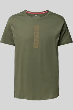 Alpha Industries T-Shirt aus reiner Baumwolle in , Größe L