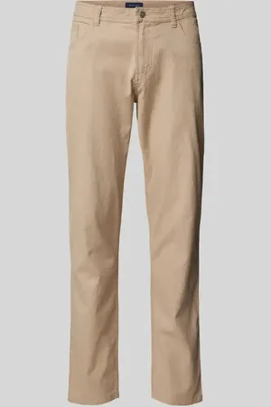 Christian Berg Tapered Fit Chino mit Strukturmuster in , Größe 32/32