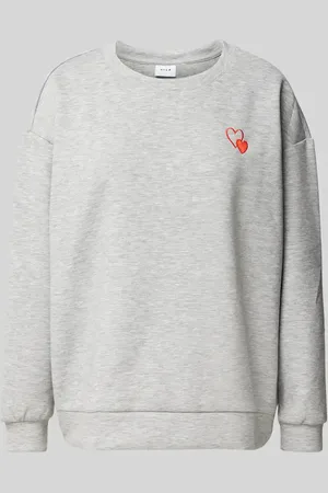 VILA Sweatshirt mit Motiv-Stitching Modell 