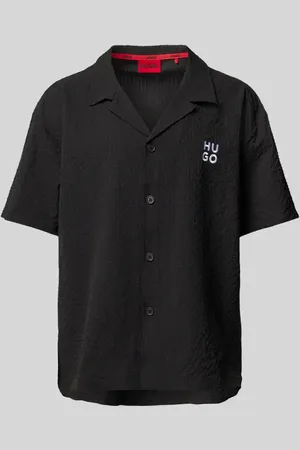 HUGO BOSS Regular Fit Freizeithemd mit Strukturmuster Modell 