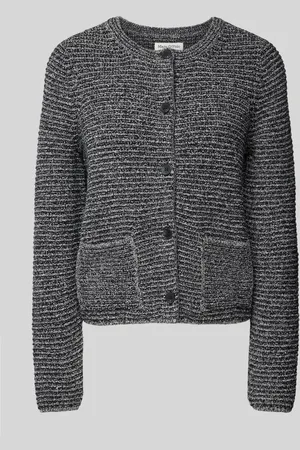 Marc O’ Polo Slim Fit Cardigan aus Baumwoll-Mix in Melange in , Größe L