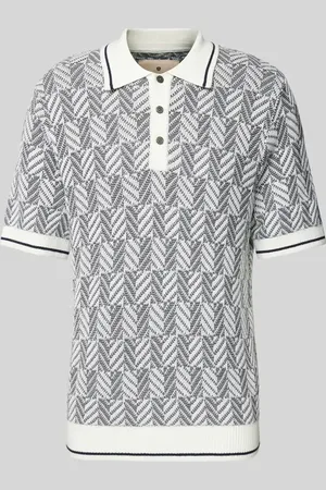 JACK & JONES Poloshirt in Strick-Optik Modell 