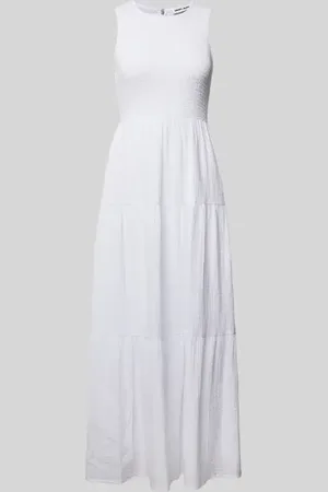 DKNY Maxikleid mit Smok-Details in , Größe L
