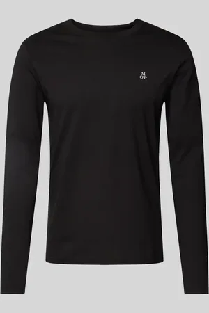 Marc O’ Polo Longsleeve aus Baumwolle mit Label-Print in , Größe L