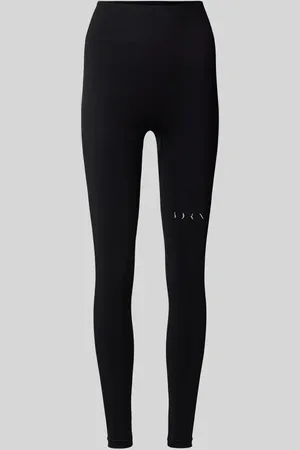 Born Living Yoga Skinny Fit Leggings mit Label-Print Modell 