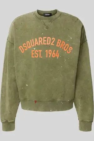 Dsquared2 Oversized Sweatshirt mit Label-Print in , Größe L