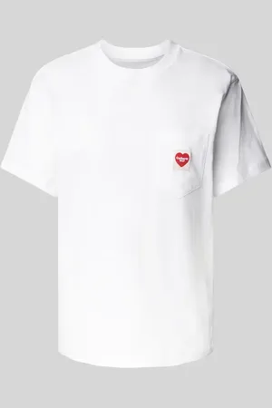 Carhartt T-Shirt aus reiner Bio-Baumwolle mit Label-Patch in , Größe M