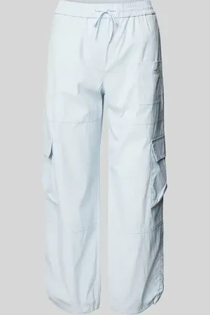 Marc Cain Straight Leg Cargohose mit elastischem Bund in , Größe 36
