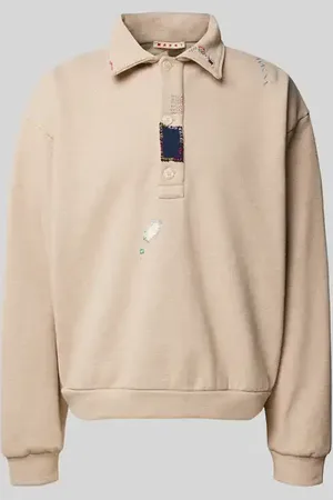 Marni Oversized Sweatshirt mit Label-Details in , Größe 46