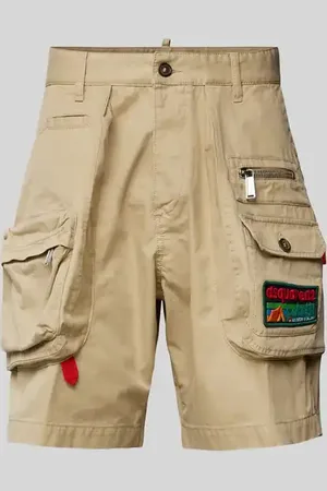Dsquared2 Loose Fit Cargoshorts mit Label-Patch in , Größe 48
