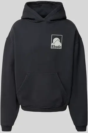 Rhude Oversized Hoodie mit Label-Print in , Größe L