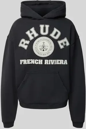 Rhude Oversized Hoodie mit Label-Print in , Größe L