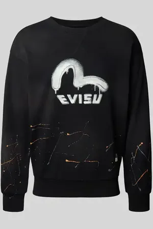 Evisu Oversized Sweatshirt aus Baumwolle in , Größe L