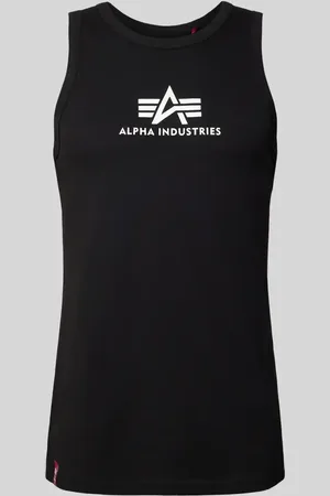Alpha Industries Tanktop mit Label-Print in , Größe L