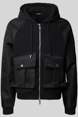 Dsquared2 Sweatjacke mit Pattentaschen in , Größe L
