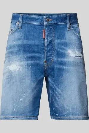 Dsquared2 Regular Fit Jeansshorts aus Baumwoll-Mix in , Größe 46
