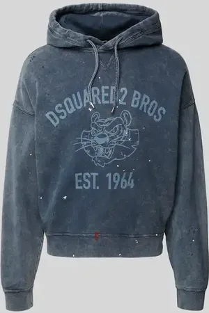 Dsquared2 Oversized Hoodie mit Label-Print in , Größe L