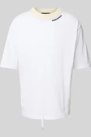 Dsquared2 Loose Fit T-Shirt mit Tunnelzug in , Größe L