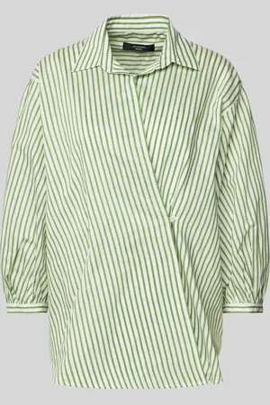 Max Mara Relaxed Fit Wickelbluse mit Knopfverschluss Modell 